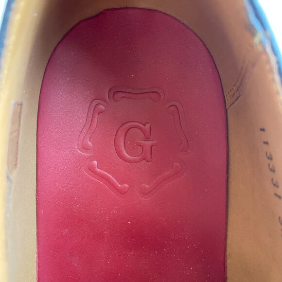 Grenson Mens Derby Black Leather sz11